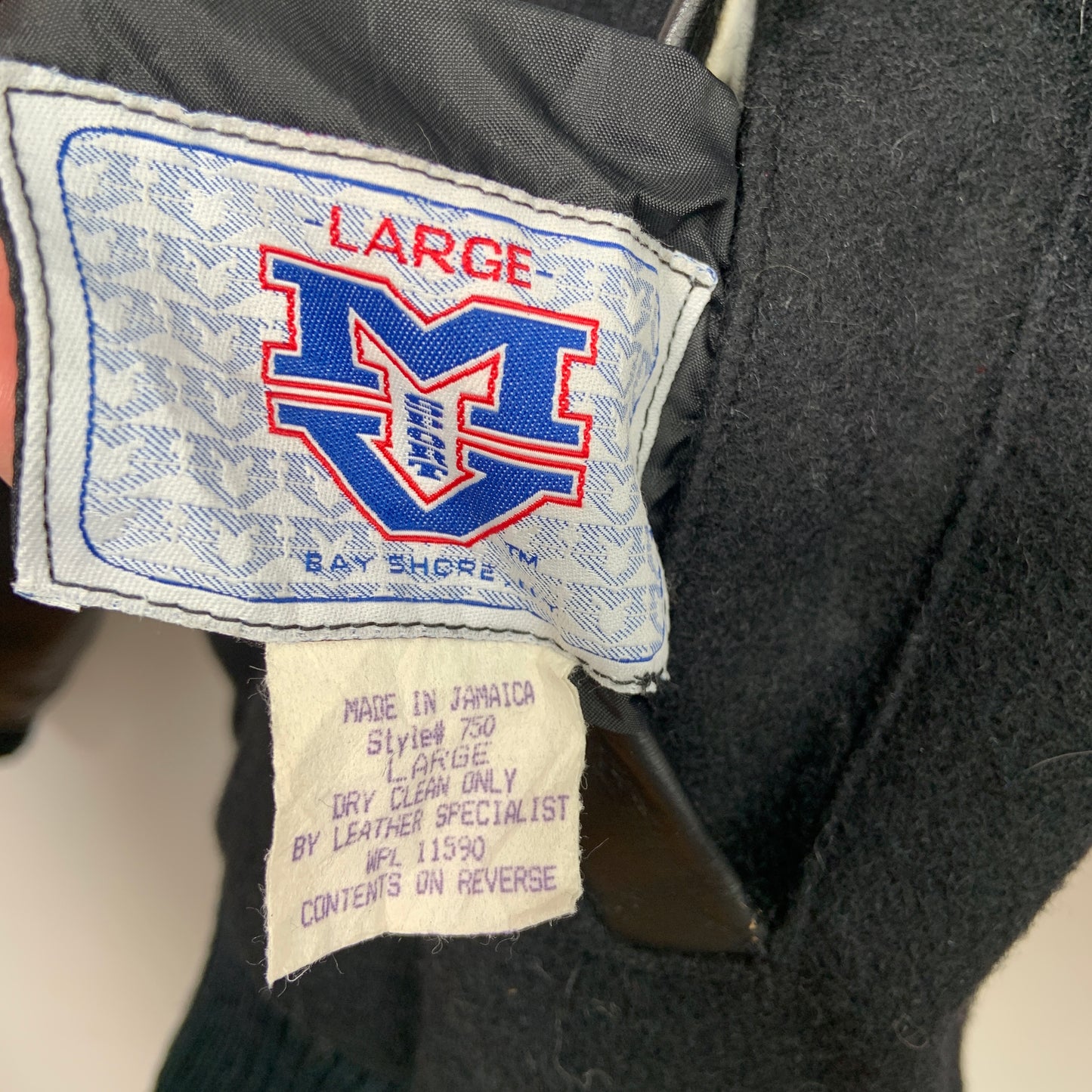 Geacă Vintage Varsity Bomber Made in Jamaica