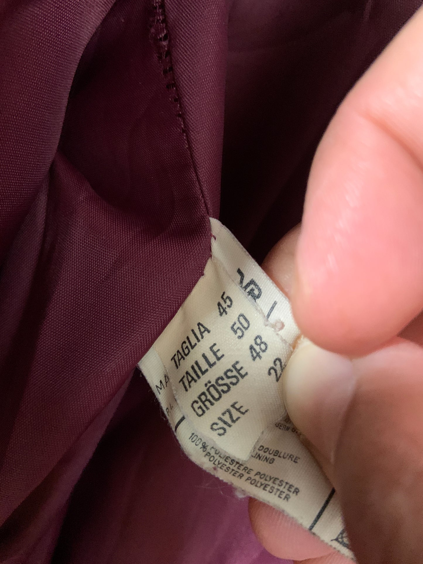 Palton damă Elena Miro vintage made in Italy lână