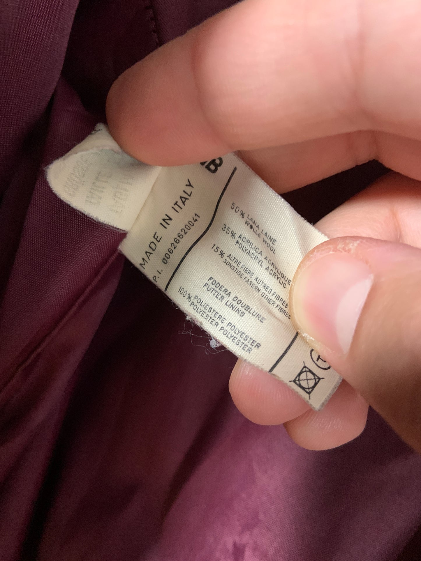 Palton damă Elena Miro vintage made in Italy lână