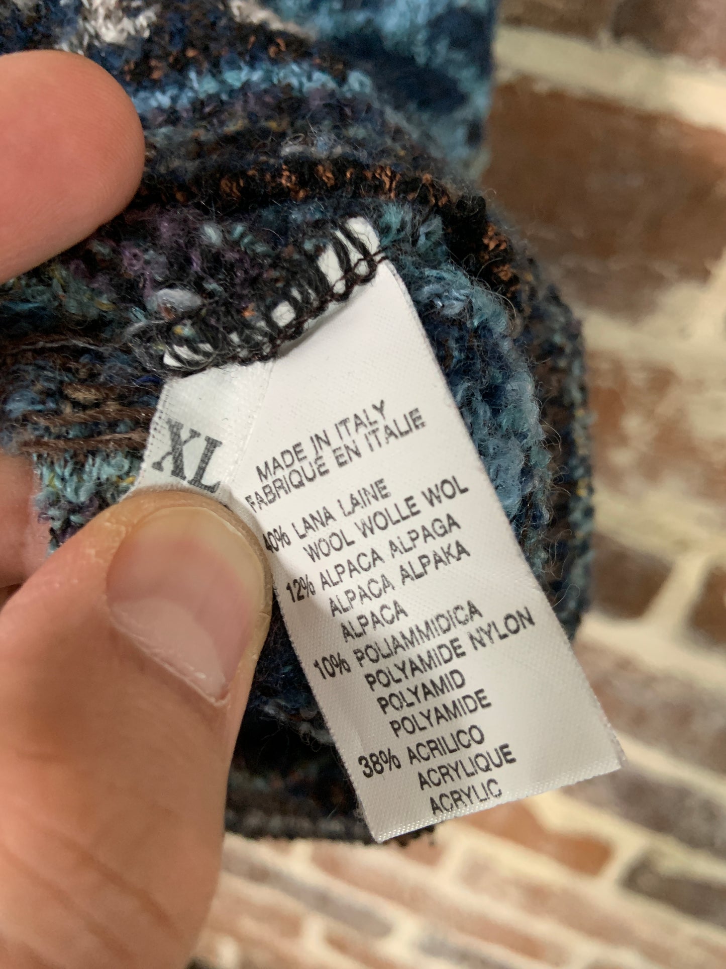 Pulover Vintage Made in Italy lână alpaca