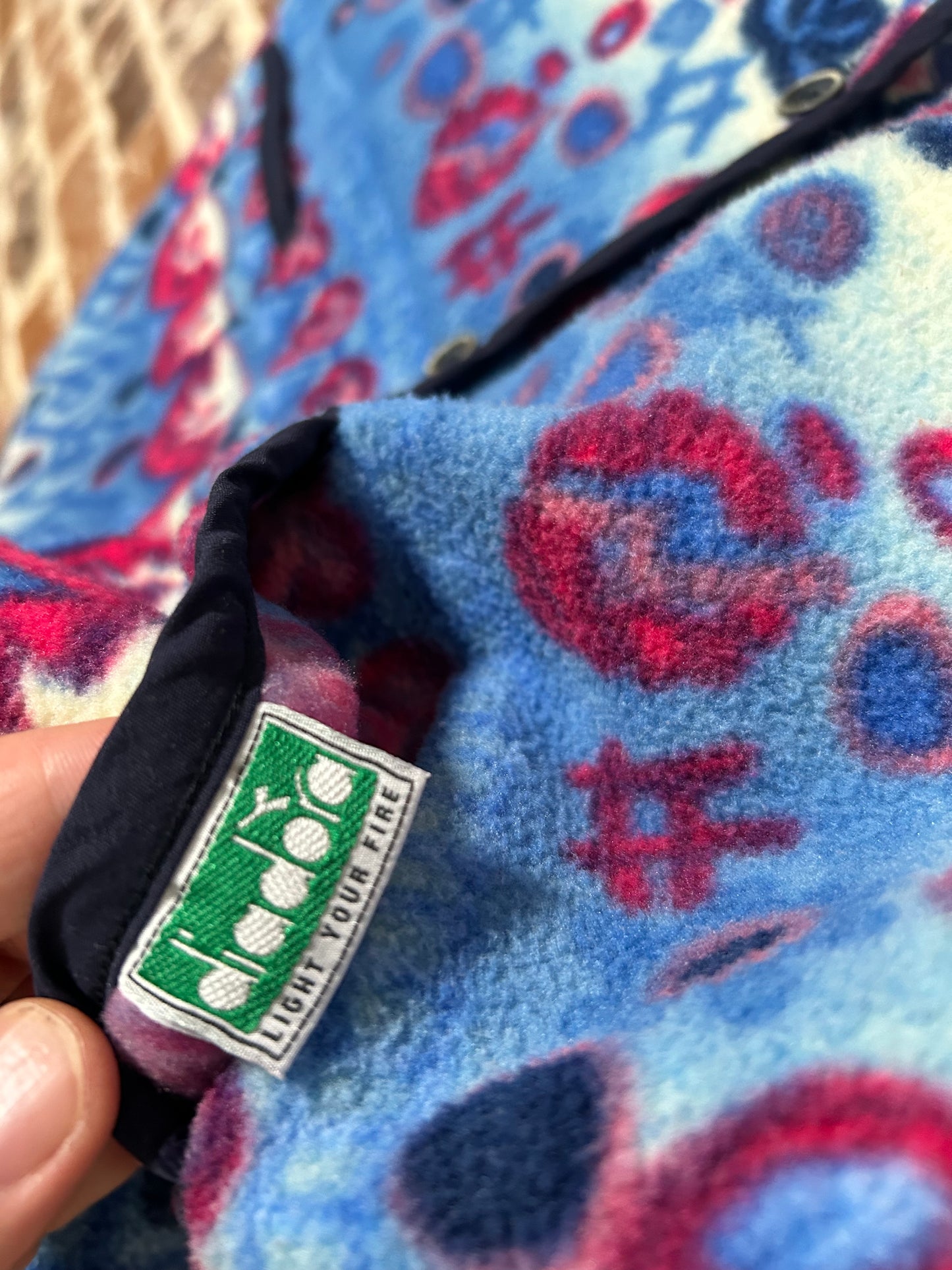 Jachetă polar damă reversibilă Diadora vintage